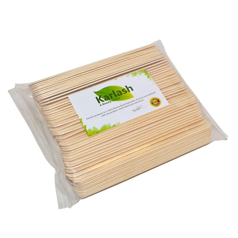 Karlash Jumbo craft sticks 6" length (Pack of 100) - Image 1